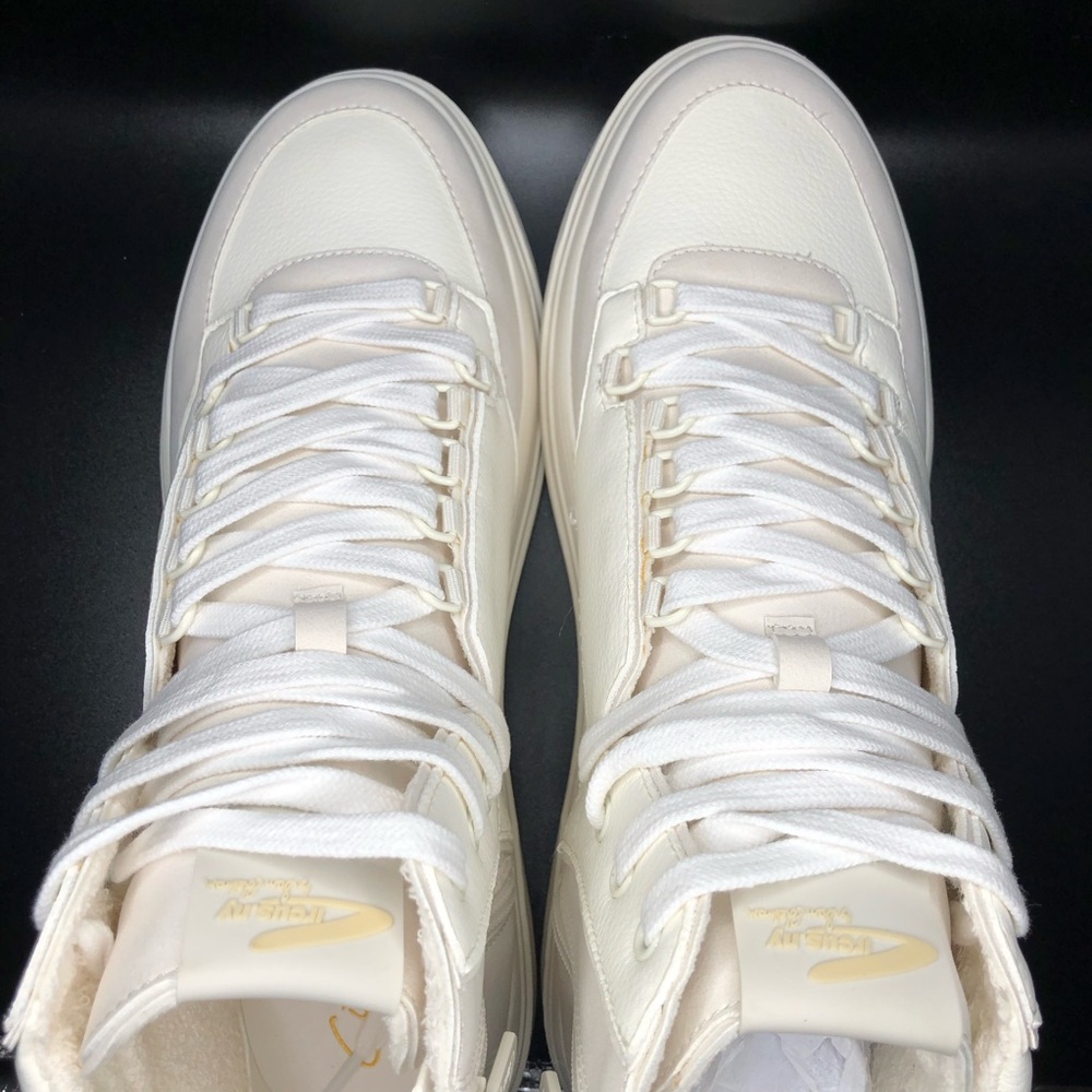 Circus NY Sam Edelman Irving White Lace Up Zipper High Top Sneaker Size 9.5 NWT - Picture 6 of 14